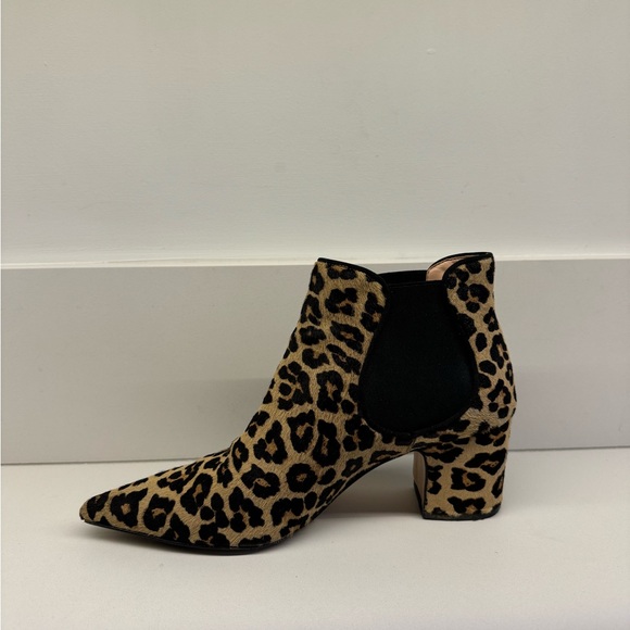 Zara Leopard faux hair ankle boots EU 40 / US 9 - Picture 8 of 8